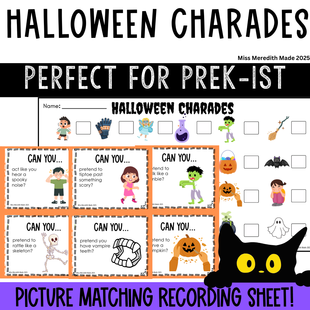 Easy Classroom Halloween Party Game – Miss Meredith Made